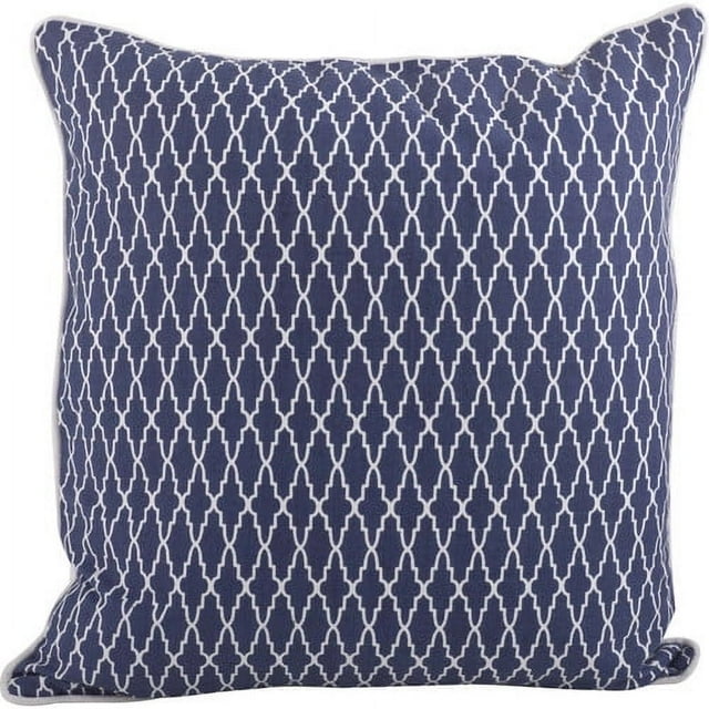 Saro Lifestyle Geometric Diamond Design Throw Pillow