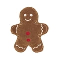 thumbnail image 1 of Saro Lifestyle Gingerbread Warmth Poly Filled Throw Pillow, 1 of 3