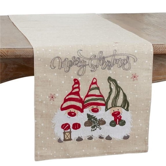 Saro Lifestyle Gnomes Design Table Runner