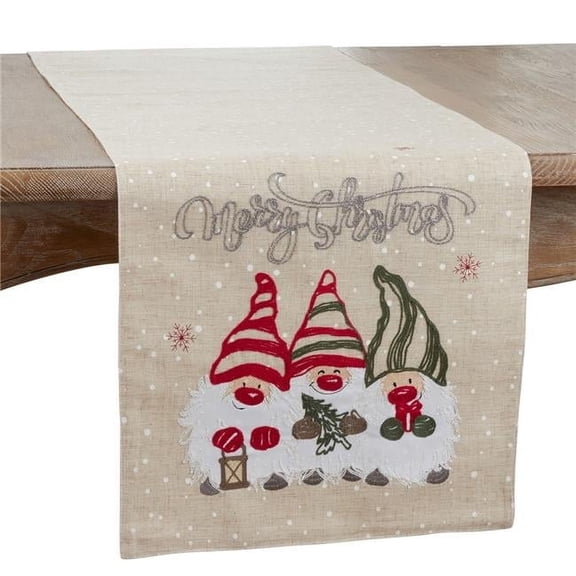 Saro Lifestyle Gnomes Design Table Runner