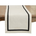 thumbnail image 1 of Saro Lifestyle Grosgrain Accent Table Runner, 1 of 3
