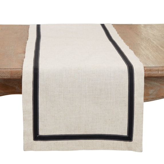 Saro Lifestyle Grosgrain Accent Table Runner