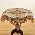thumbnail image 1 of Saro Lifestyle Hand Beaded Tablecloth, 1 of 5