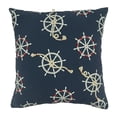 thumbnail image 1 of Saro Lifestyle Helm & Rope Appliqué Poly Filled Throw Pillow, 1 of 1