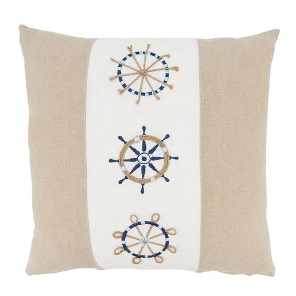 Saro Lifestyle Helm of Adventure Down Filled Throw Pillow