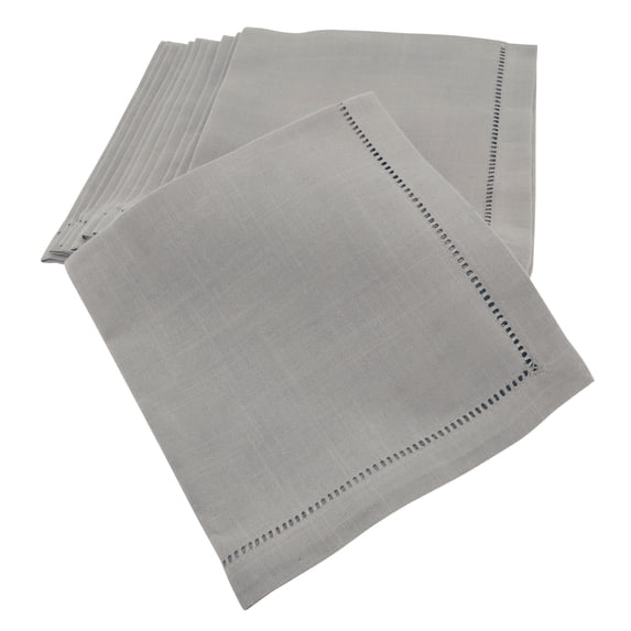 Saro Lifestyle Hemstitched Border Table Napkin (Set of 12)