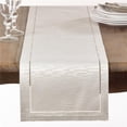 thumbnail image 1 of Saro Lifestyle Hemstitched Design Table Runner, 1 of 1
