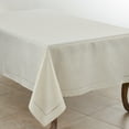 thumbnail image 1 of Saro Lifestyle Hemstitched Design Tablecloth, 1 of 5