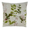 thumbnail image 1 of Saro Lifestyle Holiday Botanical Design Throw Pillow Cover, 1 of 1