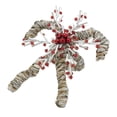 thumbnail image 1 of Saro Lifestyle Holiday Sparkle Candy Cane Napkin Ring (Set of 4), 1 of 1