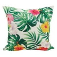 thumbnail image 1 of Saro Lifestyle Island Palms Statement Poly Filled Throw Pillow, 1 of 4