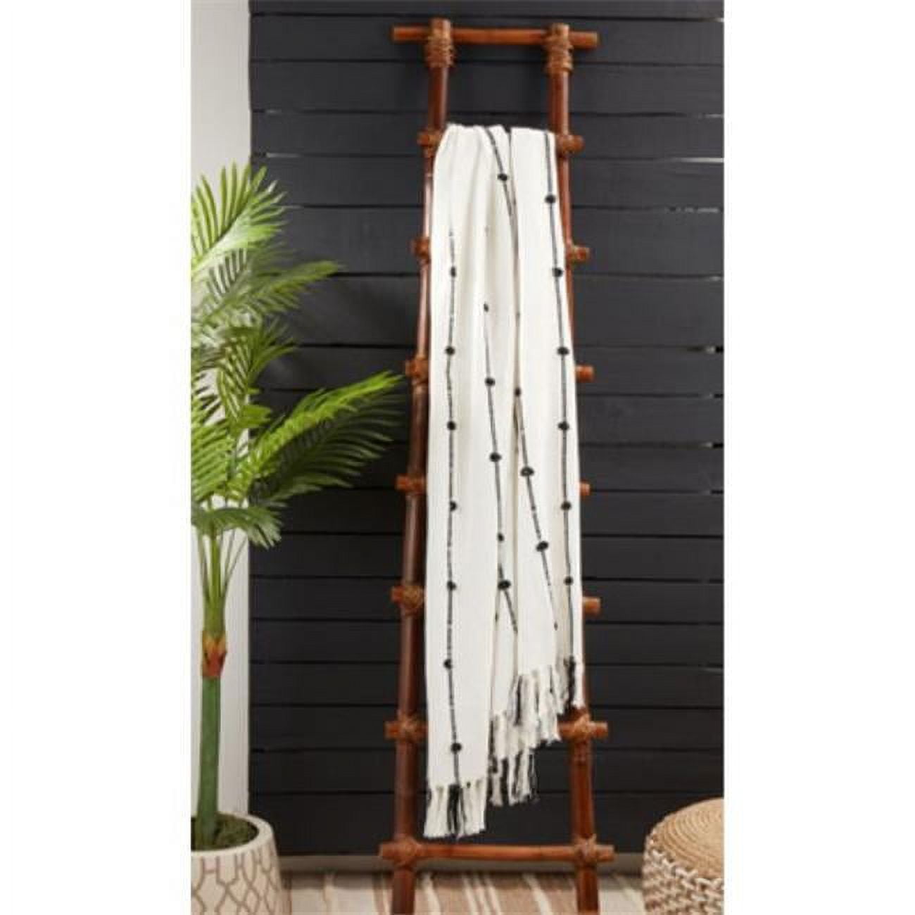 Lush 22"x18" Soft Knotted Cotton Throw Blanket