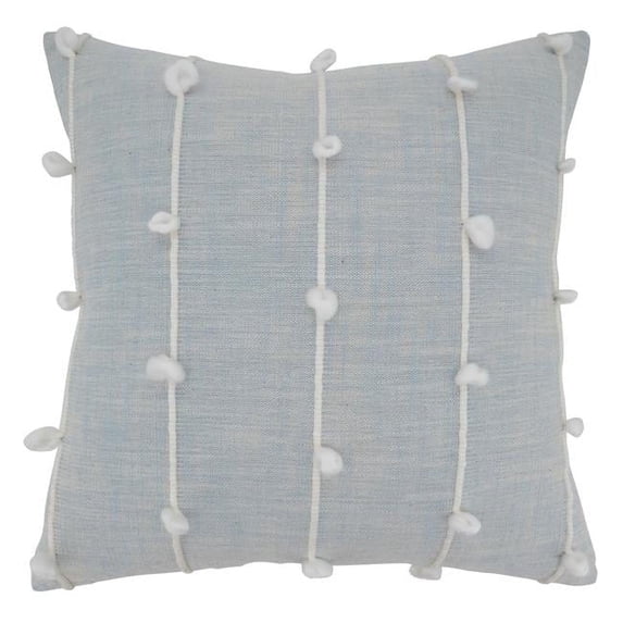 Saro Lifestyle Knotted Line Design Down Filled Throw Pillow