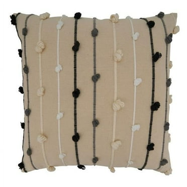 Saro Lifestyle Knotted Poly Filled Throw Pillow