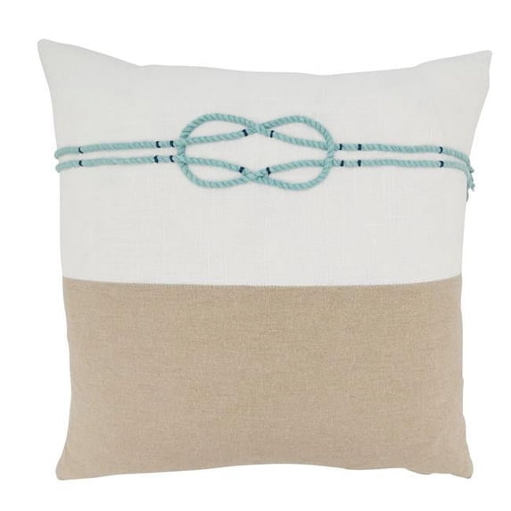 Saro Lifestyle Knotwork Whimsy Throw Pillow Cover