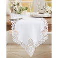 thumbnail image 1 of Saro Lifestyle Lace Design Table Runner, 1 of 4