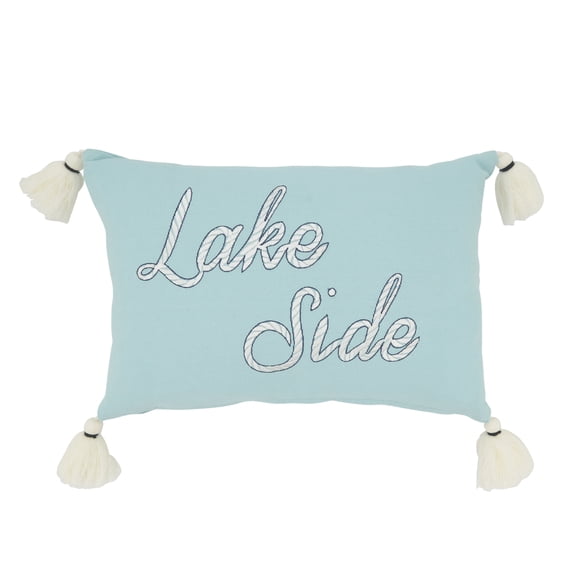 Saro Lifestyle Lake Side Serenity Down Filled Throw Pillow