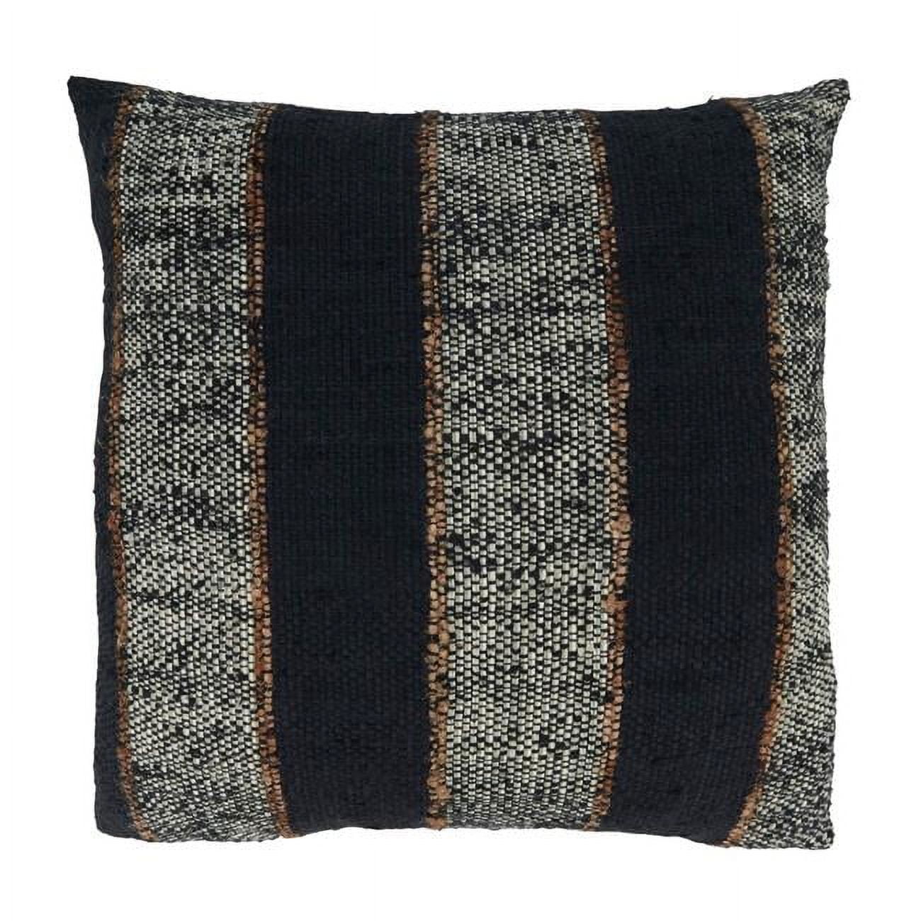 Saro Lifestyle Large Stripe Throw Pillow Cover