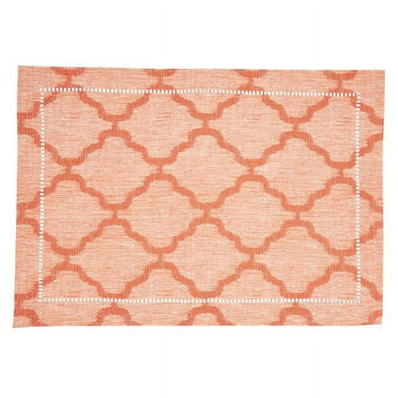 Saro Lifestyle Laser-Cut Hemstitch Placemat (Set of 4)