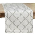 thumbnail image 1 of Saro Lifestyle Laser-Cut Hemstitch Table Runner, 1 of 1