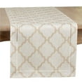 thumbnail image 1 of Saro Lifestyle Laser-Cut Hemstitch Table Runner, 1 of 1