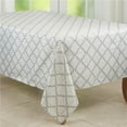thumbnail image 1 of Saro Lifestyle Laser-Cut Hemstitch Tablecloth, 1 of 1