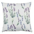 thumbnail image 1 of Saro Lifestyle Lavender Design Throw Pillow Cover, 1 of 1