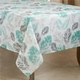thumbnail image 1 of Saro Lifestyle Leaf Print Tablecloth, 1 of 5