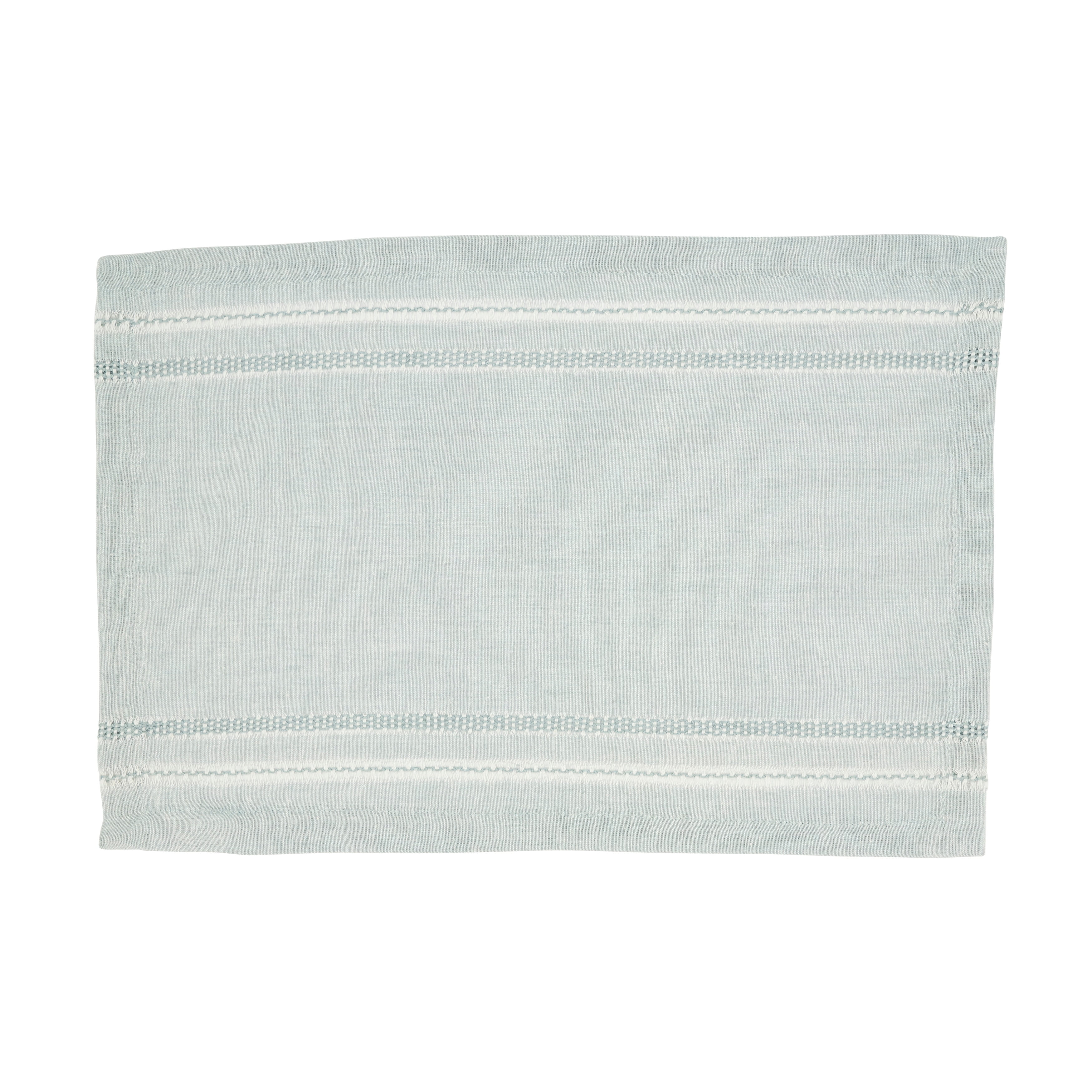 Blue-Grey Stripe Cotton Placemat Set of 4