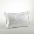 thumbnail image 1 of Saro Lifestyle Metallic Banded Design Pillow Silver 12 x 20, 1 of 5