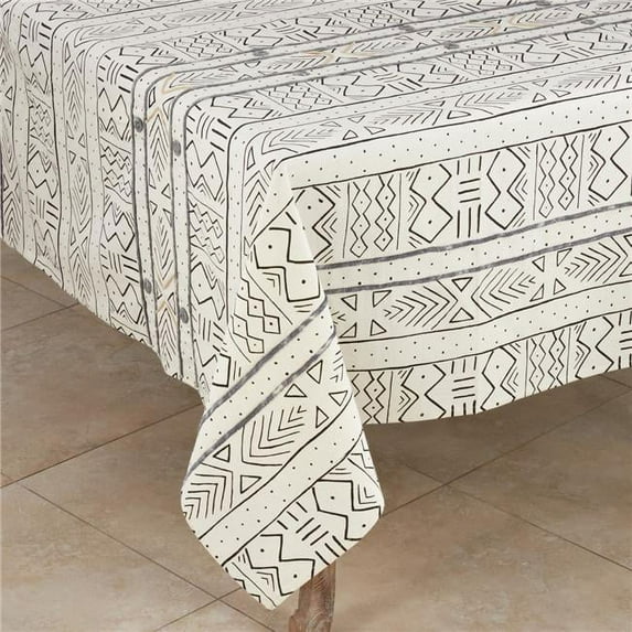Saro Lifestyle Mud Cloth Tablecloth