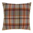 thumbnail image 1 of Saro Lifestyle Multi-Color Plaid Down Filled Throw Pillow, 1 of 1