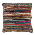 thumbnail image 1 of Saro Lifestyle Multi-Colored Chindi Throw Pillow Cover, 1 of 1