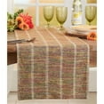thumbnail image 1 of Saro Lifestyle Multicolor Striped Table Runner, 1 of 1