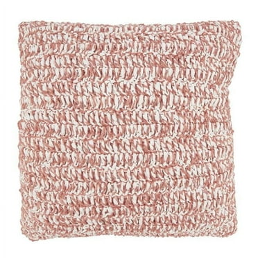 Saro Lifestyle Outdoor Zen Raffia Poly Filled Throw Pillow