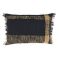 thumbnail image 1 of Saro Lifestyle Oversized Plaid Pattern Poly Filled Throw Pillow, 1 of 3