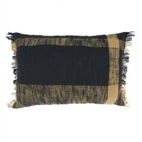 Saro Lifestyle Oversized Plaid Pattern Poly Filled Throw Pillow