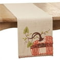 thumbnail image 1 of Saro Lifestyle Plaid Pumpkin Design Table Runner, 1 of 1