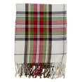 Plaid Imprimé à Carreaux Jess 130x180cm Marron
