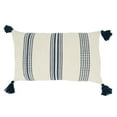 thumbnail image 1 of Saro Lifestyle Playful Tassels Stripe Poly Filled Throw Pillow, 1 of 1