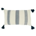 thumbnail image 1 of Saro Lifestyle Playful Tassels Stripe Throw Pillow Cover, 1 of 3