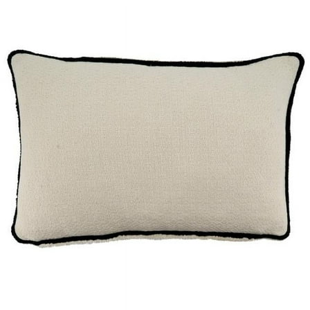 Saro Lifestyle Poly Filled Reversible Throw Pillow