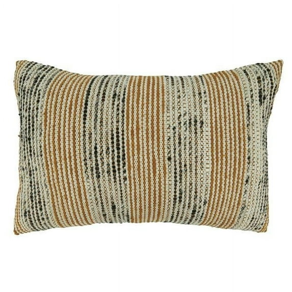 Saro Lifestyle Poly Filled Striped Throw Pillow