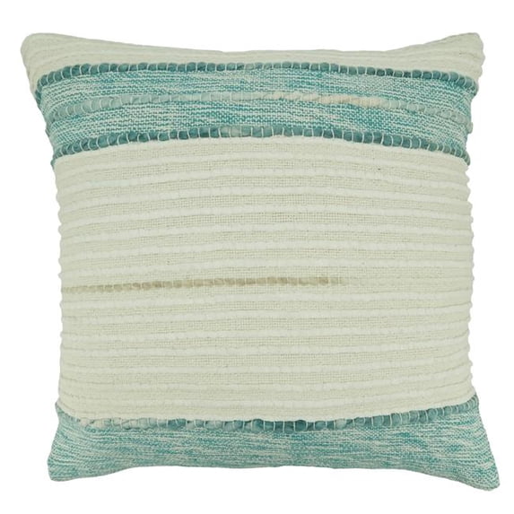 Saro Lifestyle Poly Filled Striped Throw Pillow