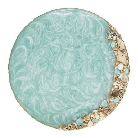 Saro Lifestyle Resin Enchanted Seashell Placemat (Set of 4)