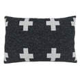 thumbnail image 1 of Saro Lifestyle Reversible Plus Sign Down Filled Throw Pillow, 1 of 1