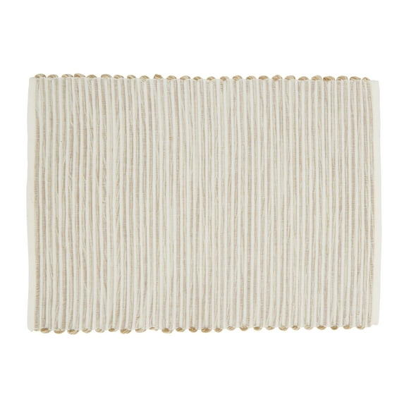 Saro Lifestyle Ribbed Cotton Placemat (Set of 4)