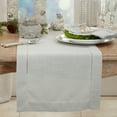 thumbnail image 1 of Saro Lifestyle Rochester Collection Hemstitched Table Runner 16"x54", 1 of 3