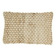 thumbnail image 1 of Saro Lifestyle Rope Design Down Filled Throw Pillow, 1 of 1