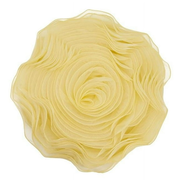 Saro Lifestyle Rose Charm Poly Filled Throw Pillow